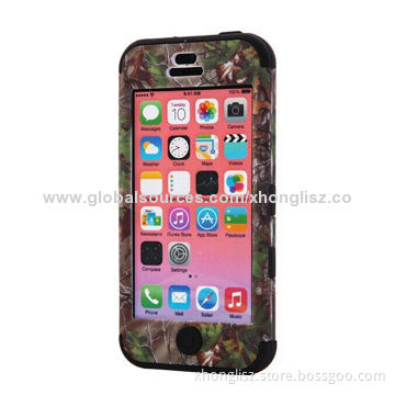 Drop Defender Camo Real Oak Tree 3-in-1 Hybrid Hard Case for iPhone, Samsung, OEM Orders Welcomed